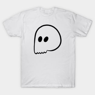 Cute Emo Skull (Black) T-Shirt